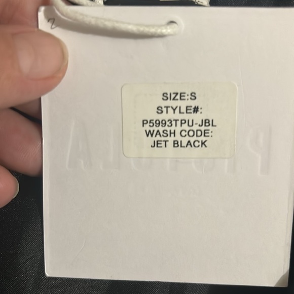 Pistola + Anthropologie Tracy Faux Leather Moto Jacket - Picture 5 of 9